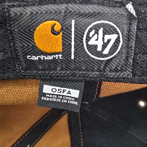 Pittsburgh Pirates Carhartt Baseball Hat Cap Beige '47 Brand OSFA Genuine MLB - Picture 6 of 8